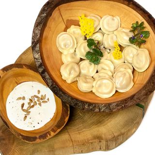 Pierogi pielmieni wieprzowo - wołowe 15 szt