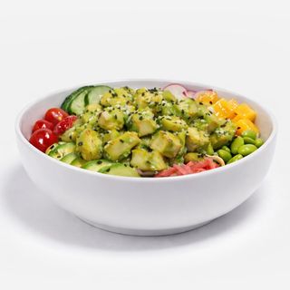 Poke bowl vegan tofu