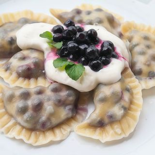 Pierogi z jagodami