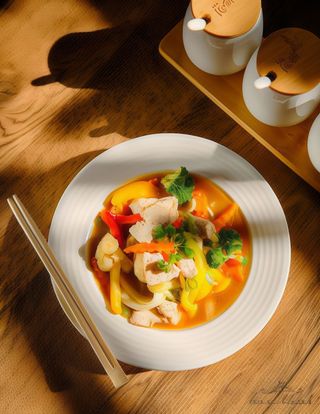 Wieprzowina czosnkowo-pieprzowa