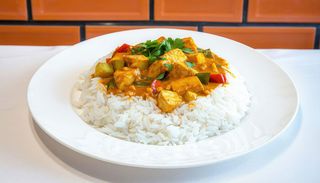 Zielone curry Vege z tofu