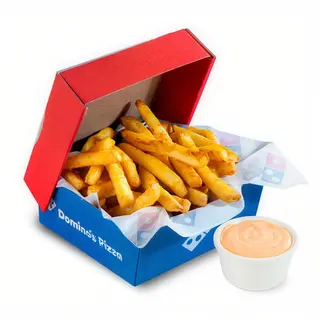 Frytki Box z sosem 1000 wysp