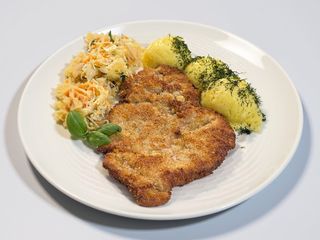 Kotlet schabowy zestaw