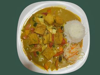 Tofu z sosie curry
