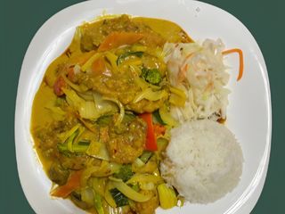 Ryba z sosem curry