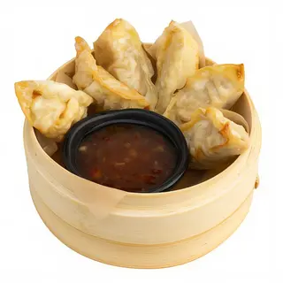 Smażone pierożki gyoza 6 szt. z krewetkami