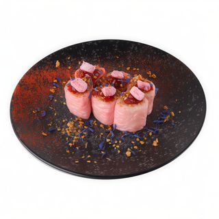 Hosomaki z masłem orzechowym i malinami 6 szt.