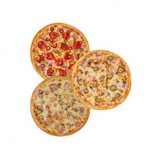 SUPER TRIO Premium: 3 x Pizza mała 21cm - 24,95 zł/szt