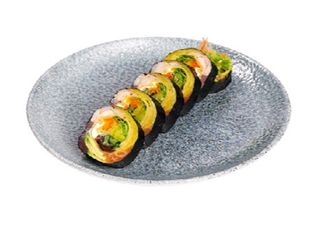 Futomaki sashimi rainbow