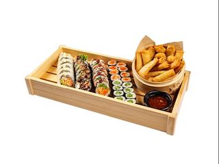 Zestaw sushi & crunch 34 szt + 16 szt spring rolls