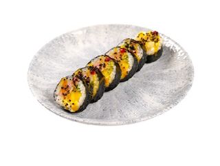 Futomaki tuńczyk w tempurze z mango