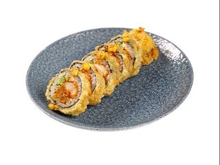 Chrupiące futomaki z kurczakiem i kimchi w tempurze 6 szt.