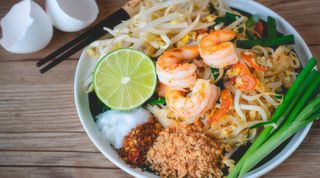 Krewetki w maśle czosnkowym