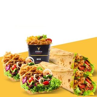 2 x bułka + 2 x rollo + box