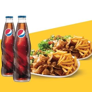 2 x talerz + 2x pepsi