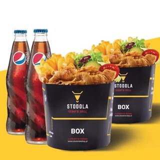 2 x box + 2x pepsi 0,2