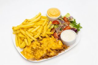 Talerz zapiekany z serem