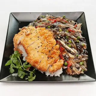 Curry z chicken tempura