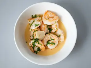 Gamberi al pesto