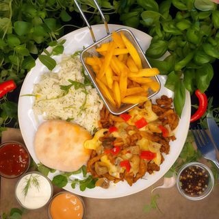 Shoarma z farszem i serem