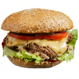 Burger z Szarpaną Wołowiną 440g