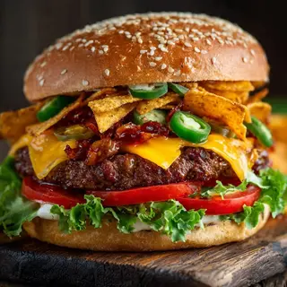 Burger Nachos 370g