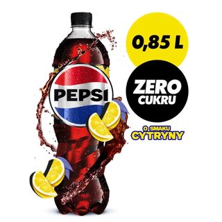 Pepsi Lemon Zero Sugar 0,85L (kaucja)