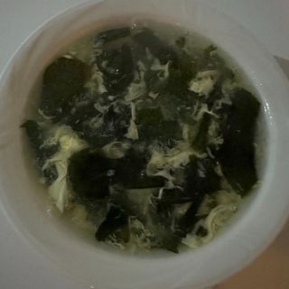 Zupa jajeczna z wodorostami 