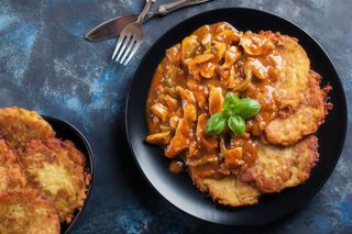 Placki ziemniaczane po węgiersku