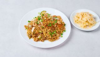 Bong bong noodle box z krewetkami