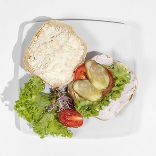 Kanapka z twarożkiem