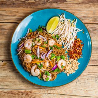 Pad thai z krewetkami