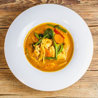 Żółte curry z wołowiną