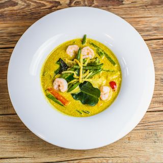 Zielone curry z warzywami