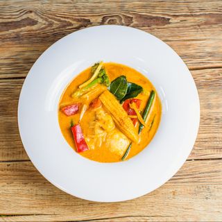 Czerwone curry z kurczakiem