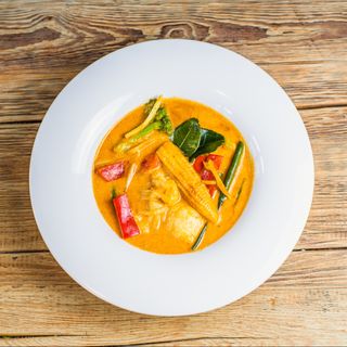 Czerwone curry z warzywami