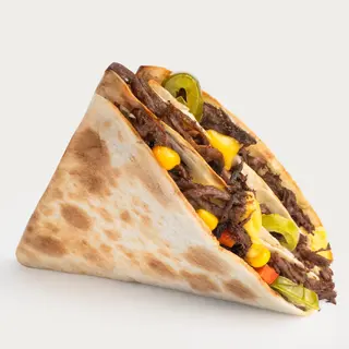 Quesadilla z szarpaną wołowiną