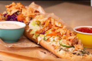 Zapiekanka z kebabem