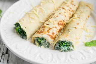 Naleśniki ze szpinakiem