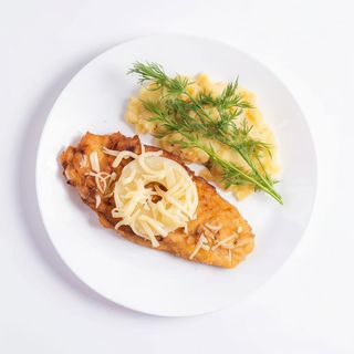 Filet po hawajsku z anansem i serem 