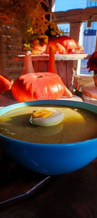Zupa szczawiowa z jajkiem