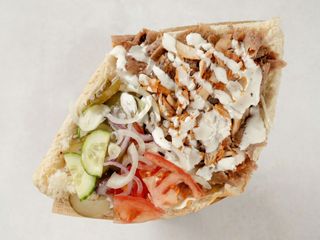 Kebab w Bułce Samo Mięso