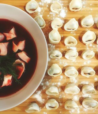 Barszcz z uszkami z podgrzybków 480 ml