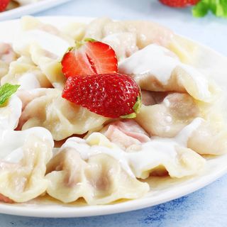 Pierogi z truskawkami