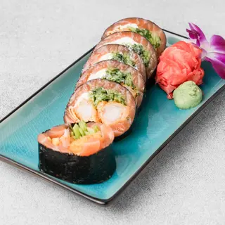 Norimaki ebi łosoś 6szt