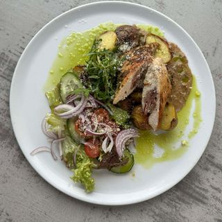 Kurczak sous-vide z szynką parmeńską