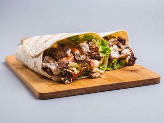 Kebab amerykański na cienkim XXL