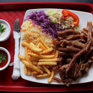 Talerz bez surówek mega