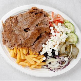 Talerz Kebab z Serem  (średni)