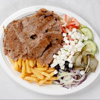 Talerz Kebab z Serem (duży)